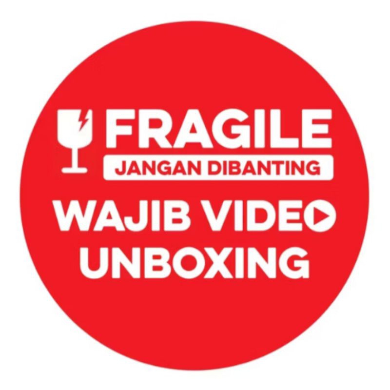 

STICKER ROLL SEGEL PAKET UNBOXING ISI 500 PCS