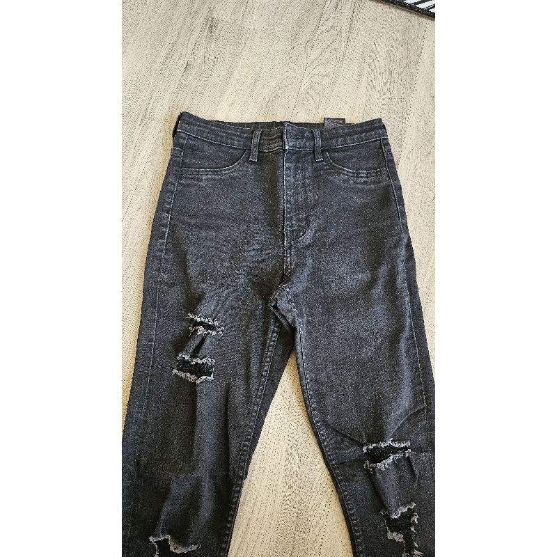 H&M celana jeans ripped / levis ripped / HnM celana jeans highwaist