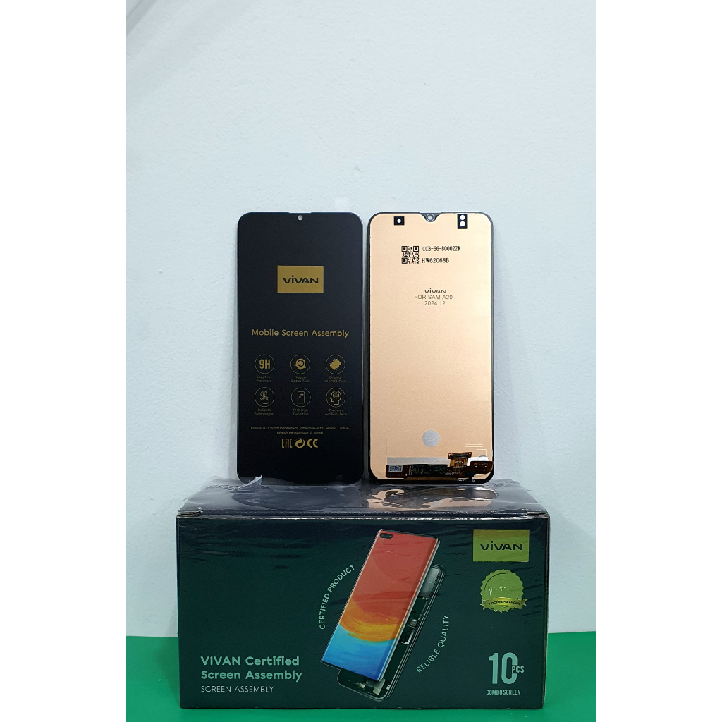 LCD TOUCHSCREEN SAMSUNG A20 Black