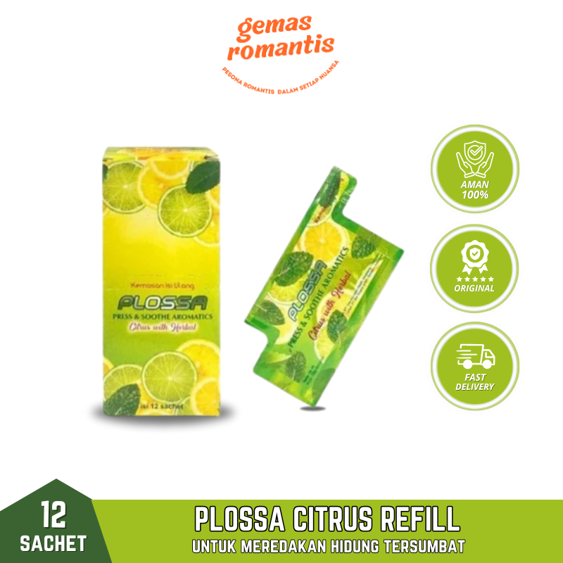 Plossa mini refill 4 ml 12 Sachet ( isi ulang plossa mini )