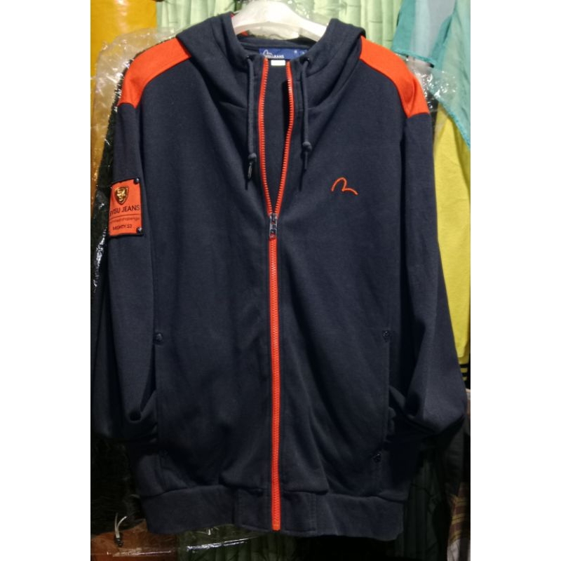 EVISU JEANS HOODIE ZIPPER
