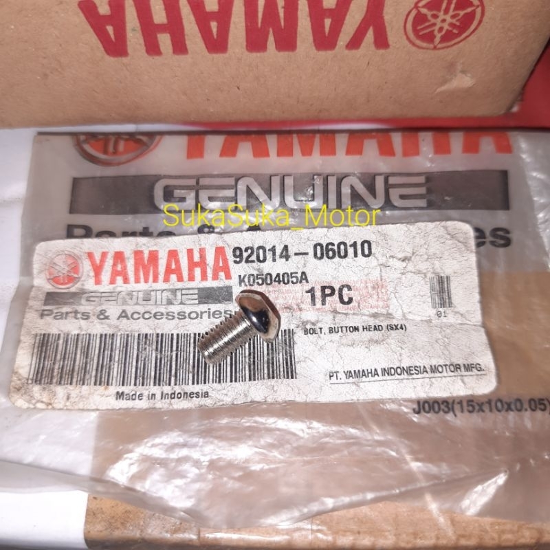 Baut Kupingan Lampu Depan Rx King NEW 2002-2006 Scorpio Lama Ori Ygp NOS | 92014-06010