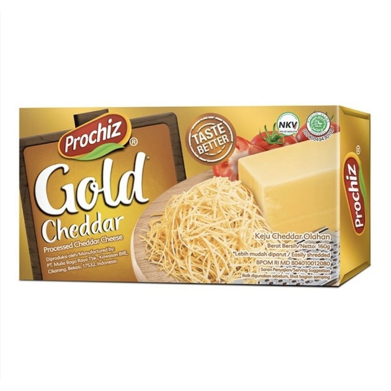 

Prochiz Gold Keju Cheddar Olahan Box 160 g