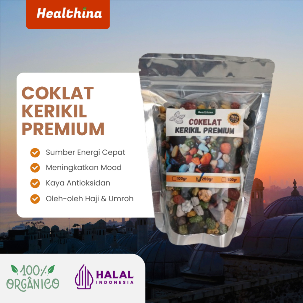 

Coklat Krikil Turkey New 1000gr Coklat Batu Krikil Mesir / Coklat Arab / Permen Coklat Krikil