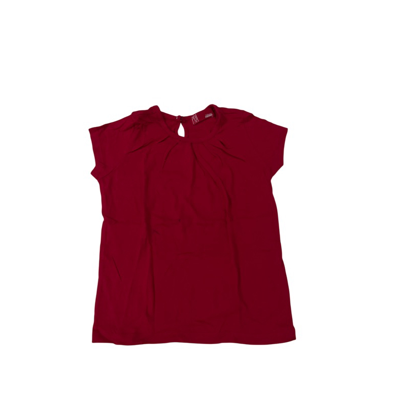 Top PDI red basic for kids size 4-5 tahun (Defect)