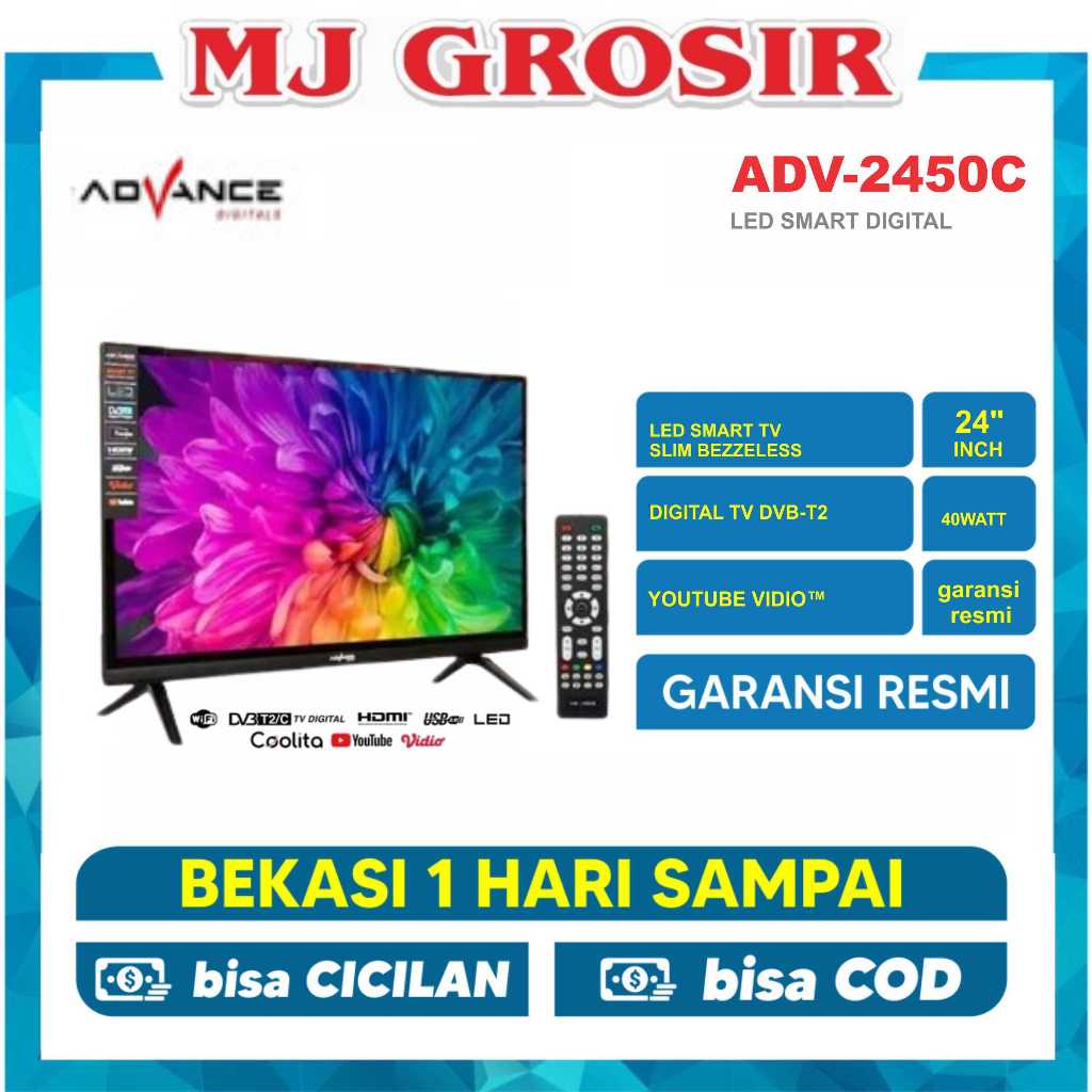 LED TV ADVANCE 24" 2450 C 24 INCH SMART TV