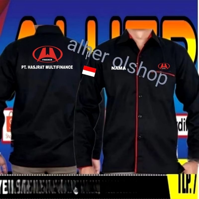 kemeja PT HASJRAT MULTIFINANCE baju PT HASJRAT MULTIFINANCE seragam PT HASJRAT MULTIFINANCE kemeja k