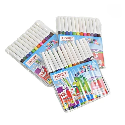 

❤LOLA❤ SPIDOL SET 12 WARNA | Spidol Set Mini 12 Warna 828 / Color Pen Kecil Anak Anak Murah Honey