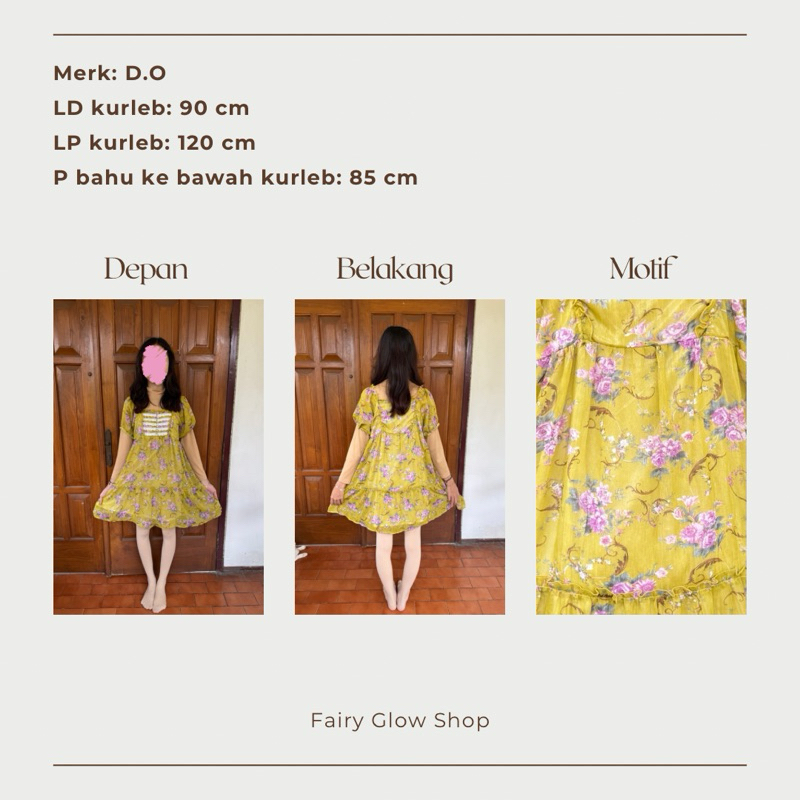 Preloved dress hijau