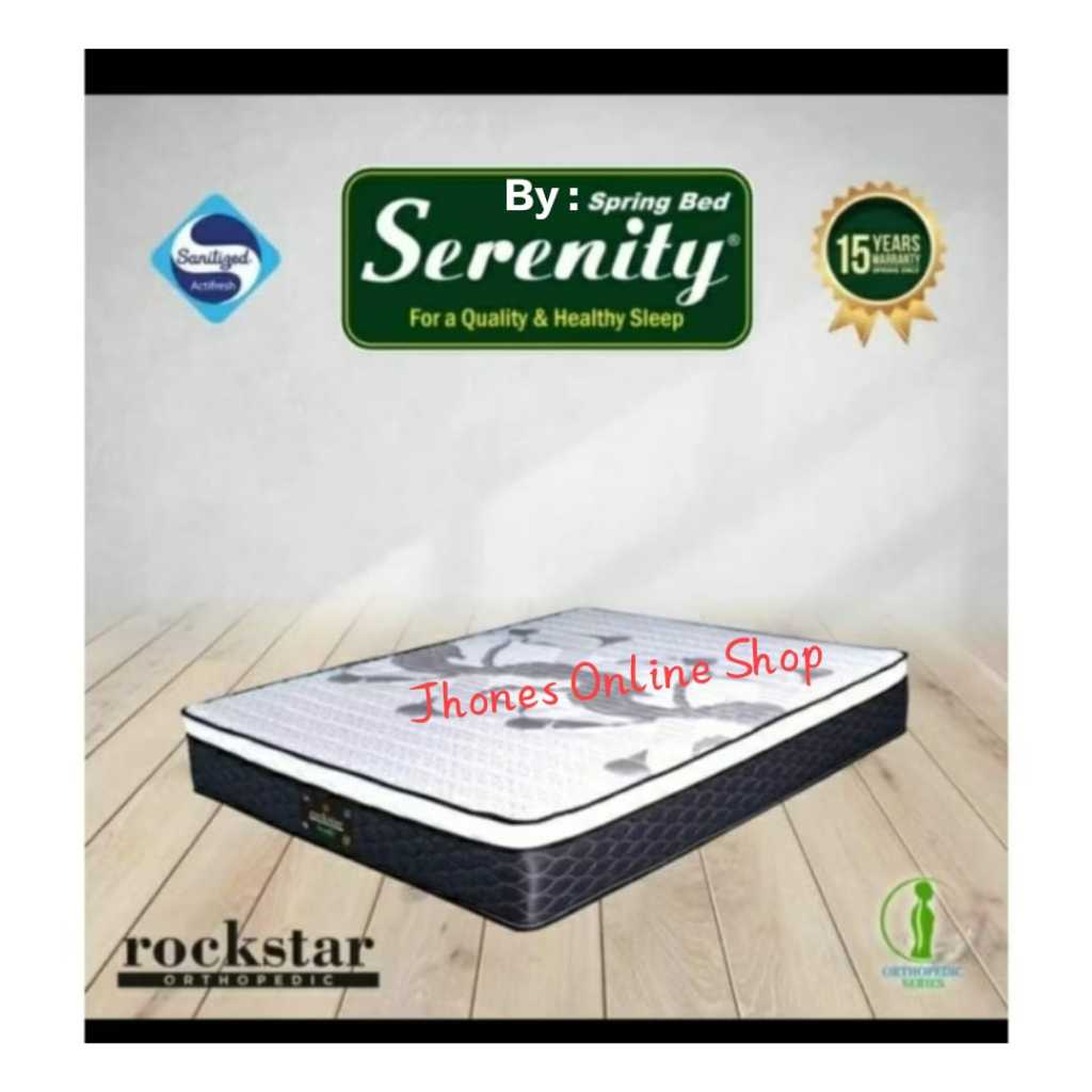 Kasur BUSA dari SERENITY type ROCK STAR / ORTHOPEDIC MATRASS by ROYAL FOAM (ELITE SPRINGBED)