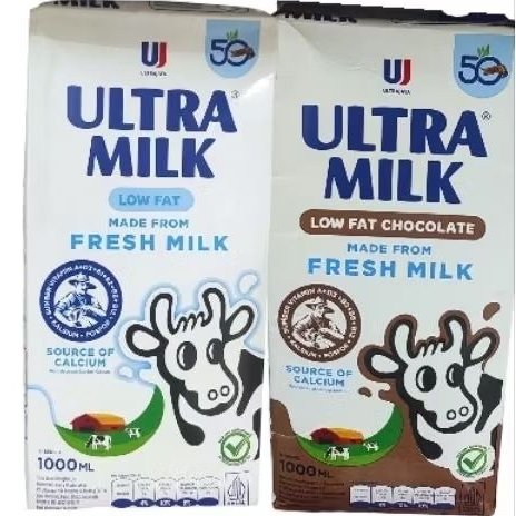 

Ultramilk susu cair low fat rendah lemak 1000ml