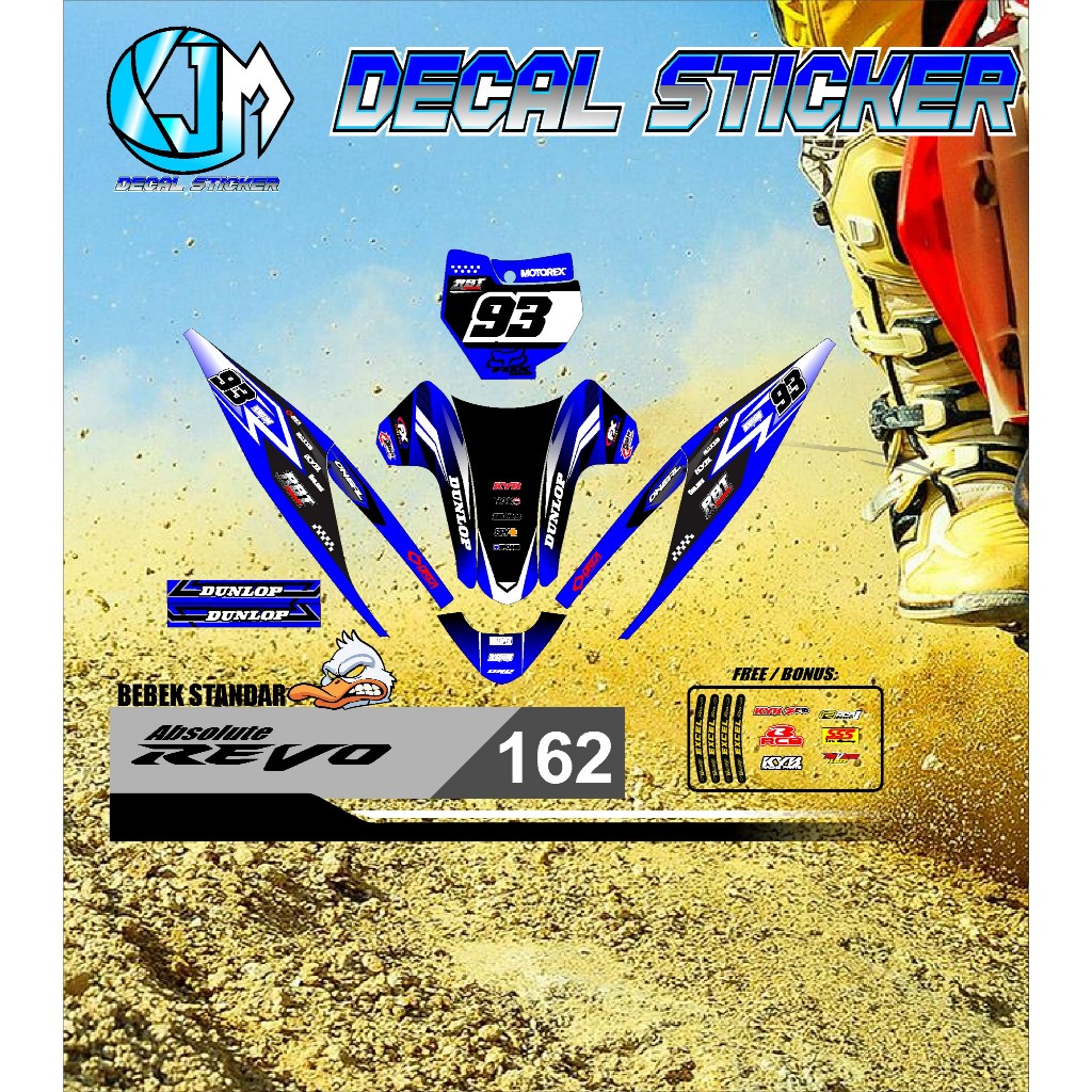 COD TERBARU DECAL STICKER RBT ABSOLUTE REVO VOL 162
