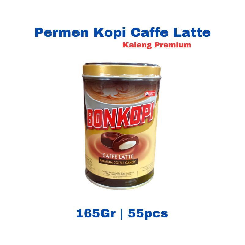 

Bonkopi Caffe Latte @165gr – Permen Kopi Premium Kemasan Kaleng Cocok untuk Suguhan Ramadhan