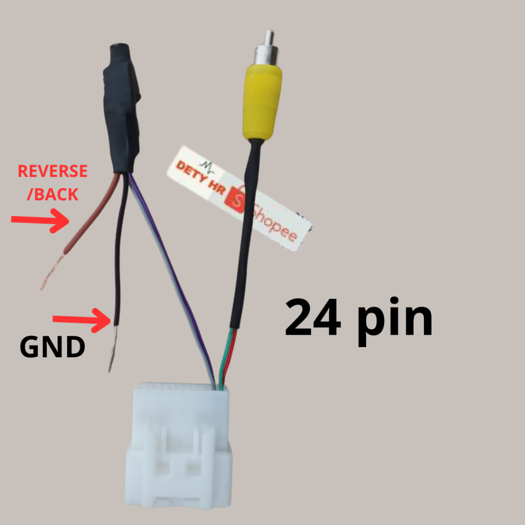 soket step down kamera toyota 24 pin