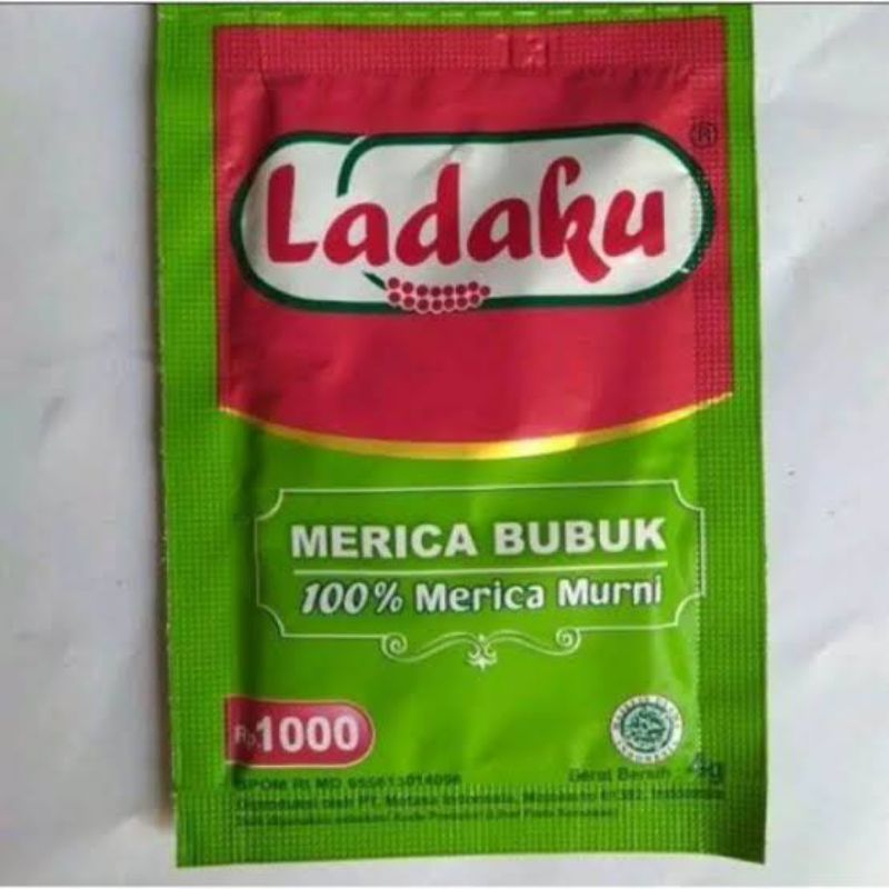 

Ladaku Merica Bubuk Sachet 2,5gr / Merica Bubuk 100% Murni