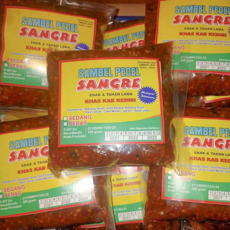 

Sambal Pecel SANGRE 200GR