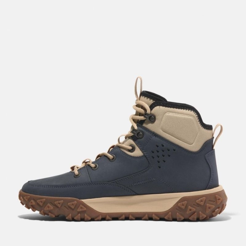 Sepatu Hiking Timberland Greenstride Motion 6 Boot Dark Blue Nubuck
