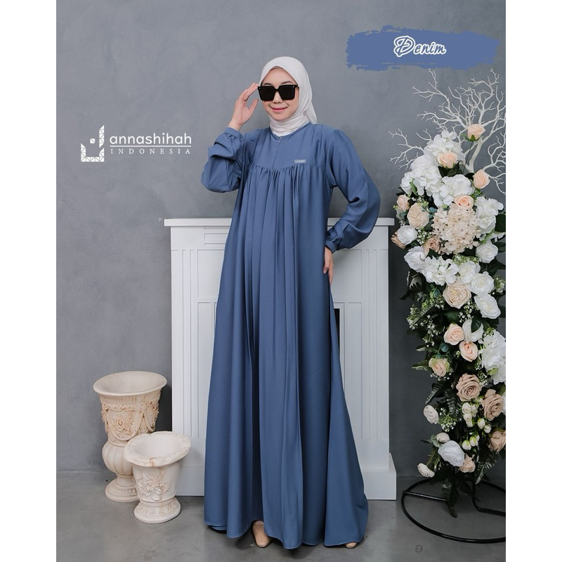Rumina Dress Annashihah - Gamis Annashihah Original