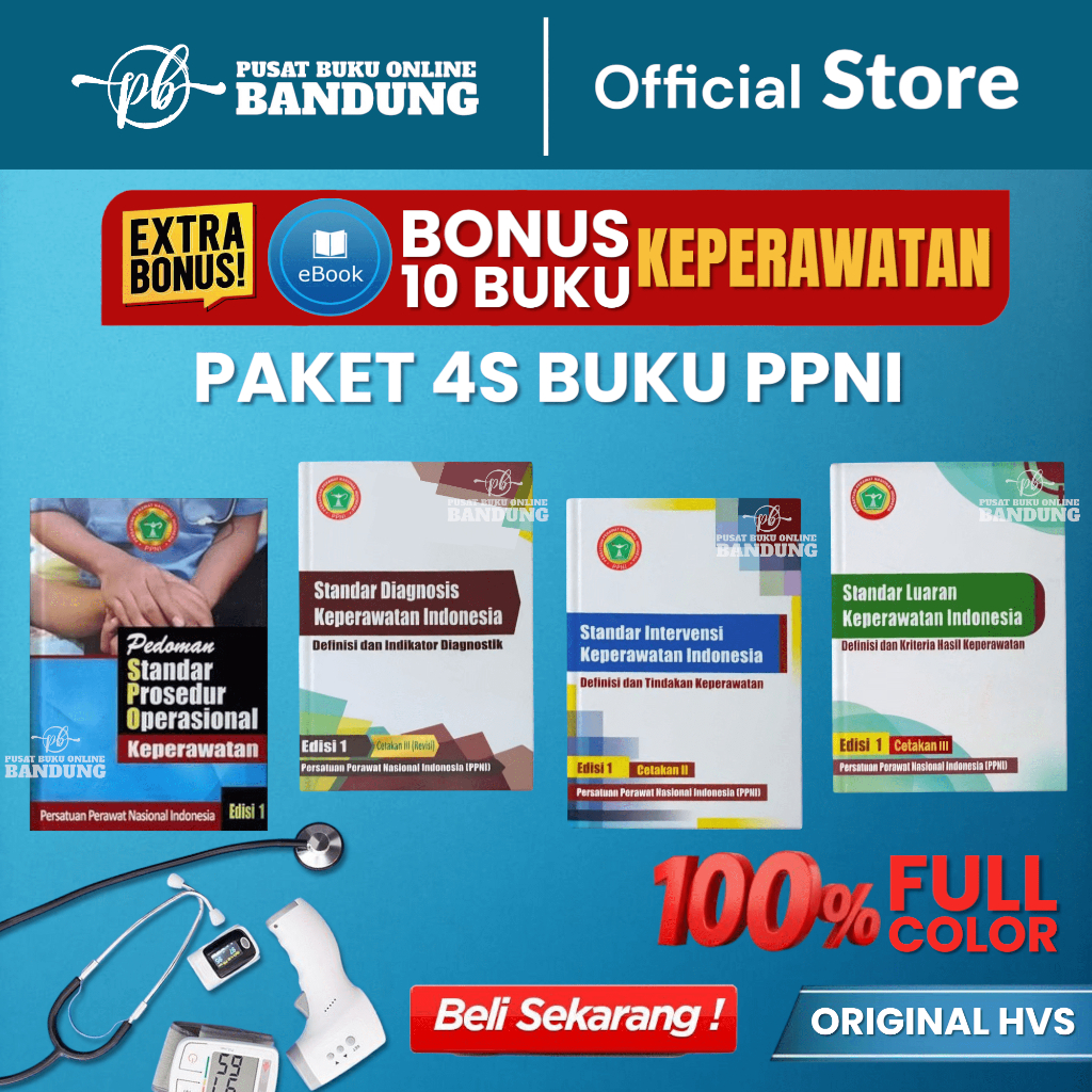 PAKET 4S PPNI SDKI SLKI SIKI SPOK ASUHAN KEPERAWATAN ORIGINAL NANDA NIC NOC SDKI SLKI SIKI