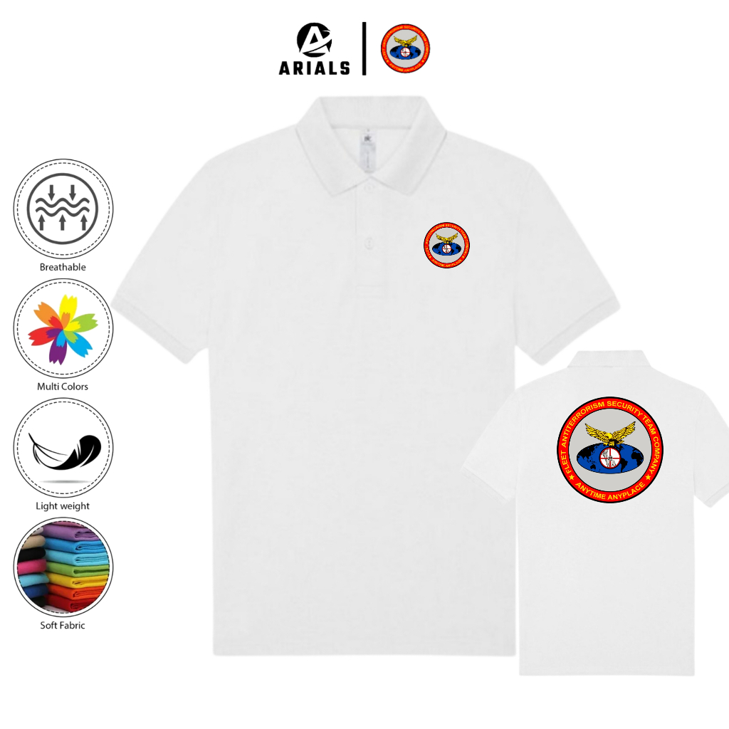 Arials Polo shirt Baju Kaos Kerah USMC Fleet Anti Terrorism Security Team FAST Company