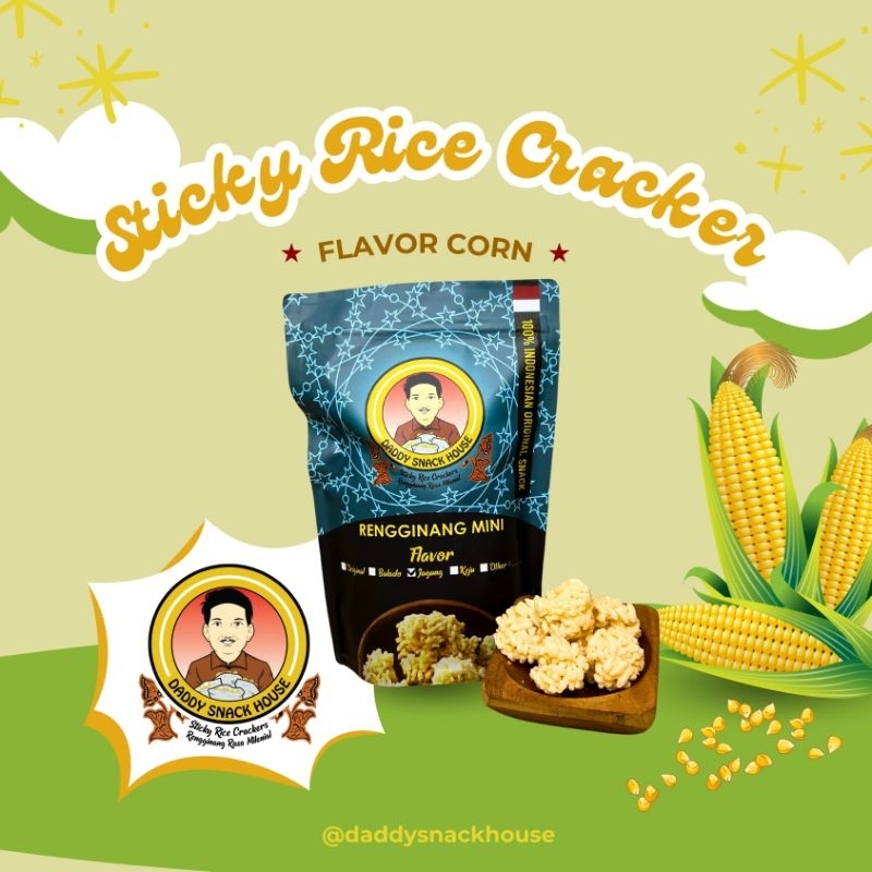 

Rengginang Daddy Snack Rasa Jagung