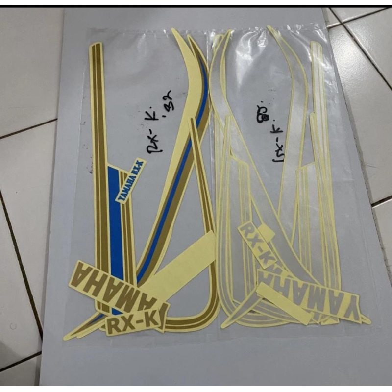Stiker Striping Yamaha RX K 1982 Berkualitas