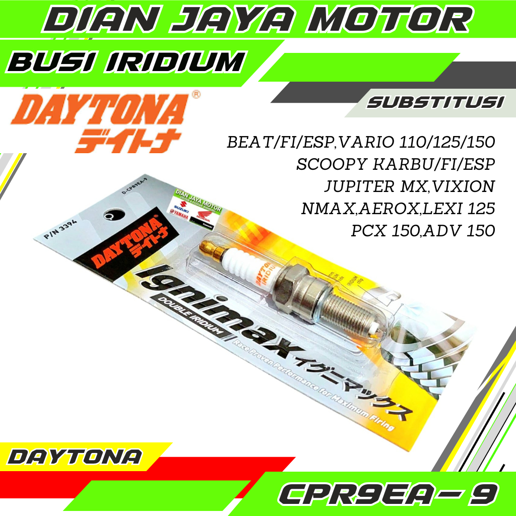 ( Daytona ) ignimax double iridium Busi Iridium CPR9-EA Beat vario scoopy spacy beat fi esp scoopy