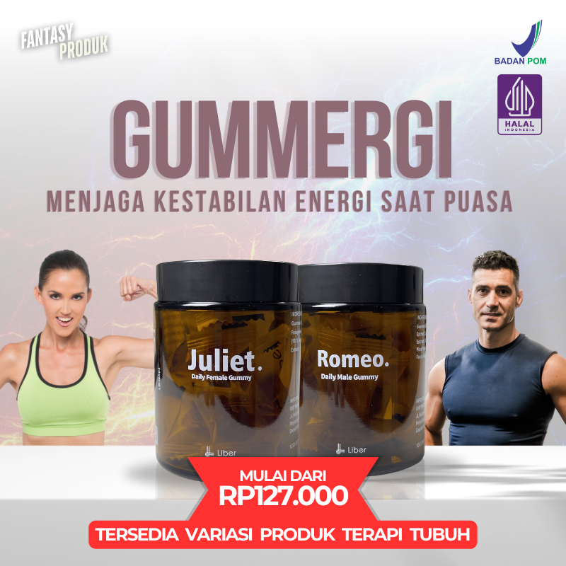 

Permen Gummy Energi Pria dan Wanita 1 Pack isi 12 pcs - Romeo dan Juliet by LIBER