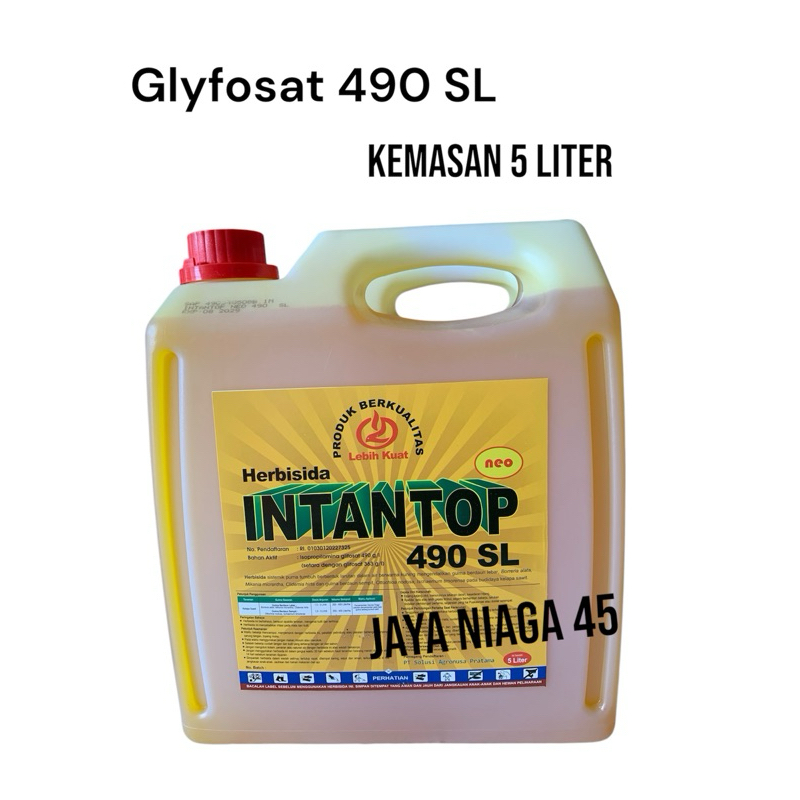 Intantop 490 SL (Isopropilamina Glifosat), Racun Kuning, Racun Sistemik