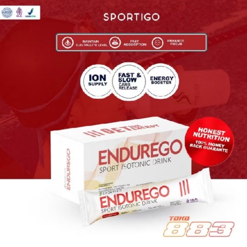 

Endurego Isotonic Sport Drink Lemon Cola Sportigo 10 Sachet