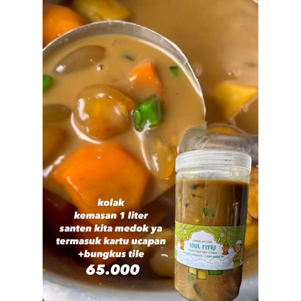 

Takjil Kolak 1 Liter - Hampers Idul Fitri / Paket Lebaran / Buka Puasa - READY