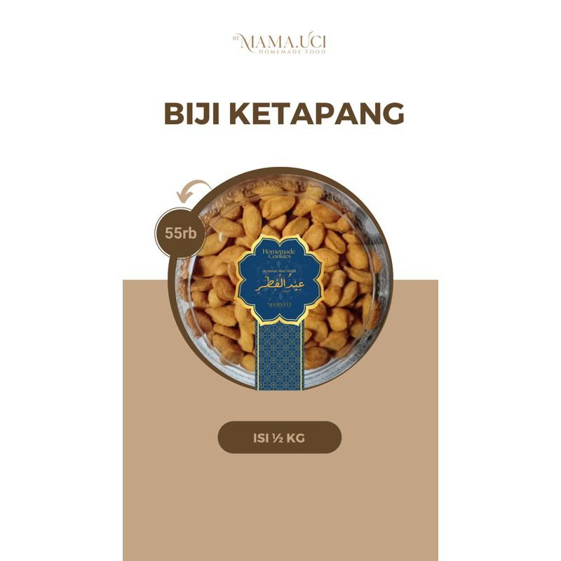 

BIJI KETAPANG KHAS BETAWI ISI 500gr