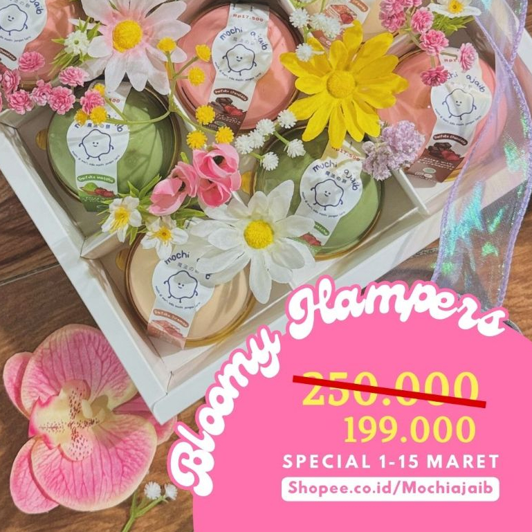 

Bloomy Daifuku Hampers - Mochi Ajaib - (Pengiriman H+1)