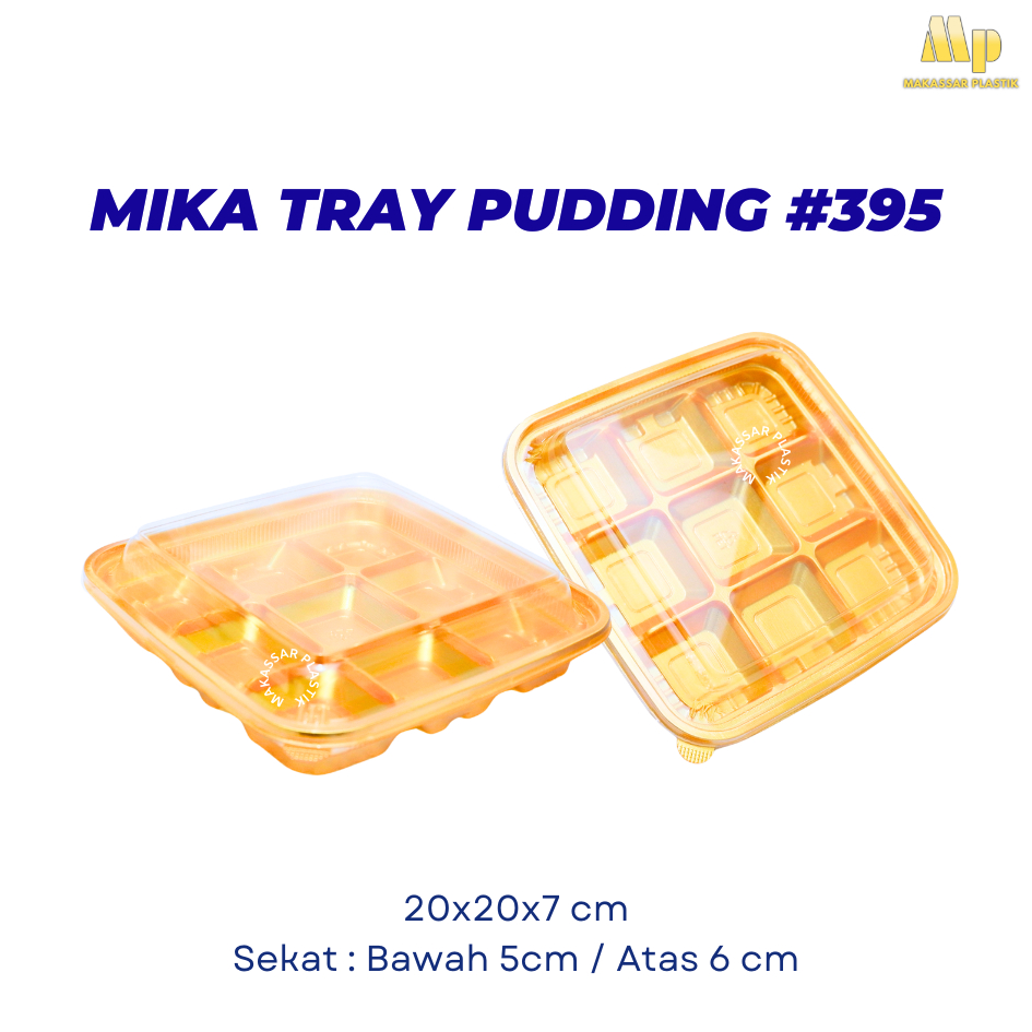 MIKA TRAY PUDING 9 SEKAT / MIKA KUE / MIKA PUDING @10 PCS