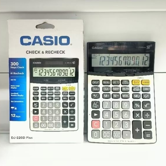

kalkulator casio DJ 220 12 digit