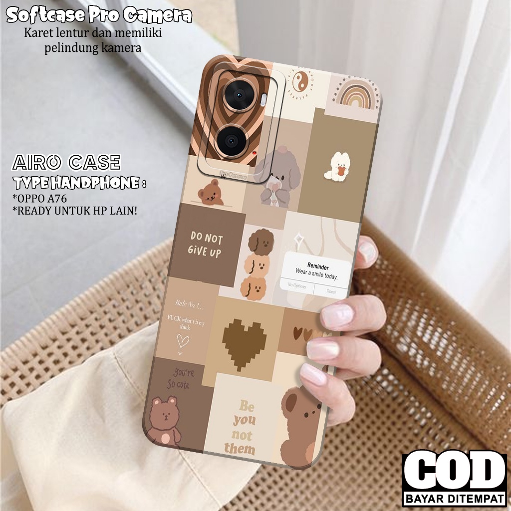 Case Oppo A76 - Softcase Oppo A76 - Fashion Case AESTHETIC - Casing Oppo A76 - Softcase Pro Camera -