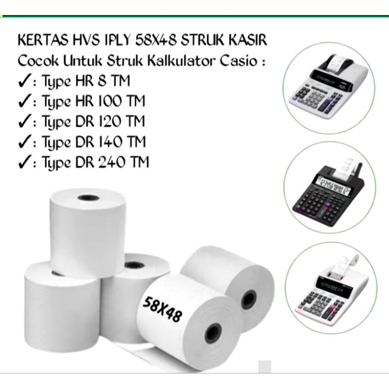 

Kertas Struk hvs 58x48