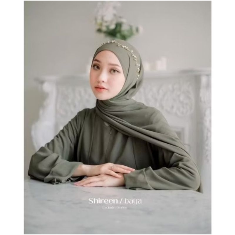 pashmina hijab Payet atas kepala