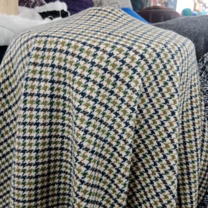 bahan kain tweed tebal_wol akrilik harga per (meter)