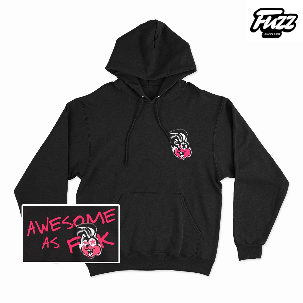 Fuzz - Hoodie Band Green Day Awesome As F**k Sweater Jumper Musik Punk Rock Greenday Unisex