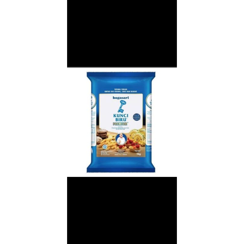 

Tepung Terigu Kunci Biru Protein Rendah 1kg