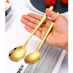 Sendok Korea Gold - Sendok Makan Stainless - Sendok Emas Edisi Spesial Ikatan Cinta