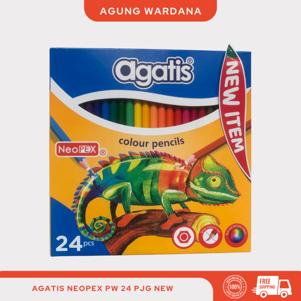 

AGATIS NEOPEX PENSIL WARNA ISI 12 DAN 24 PENDEK