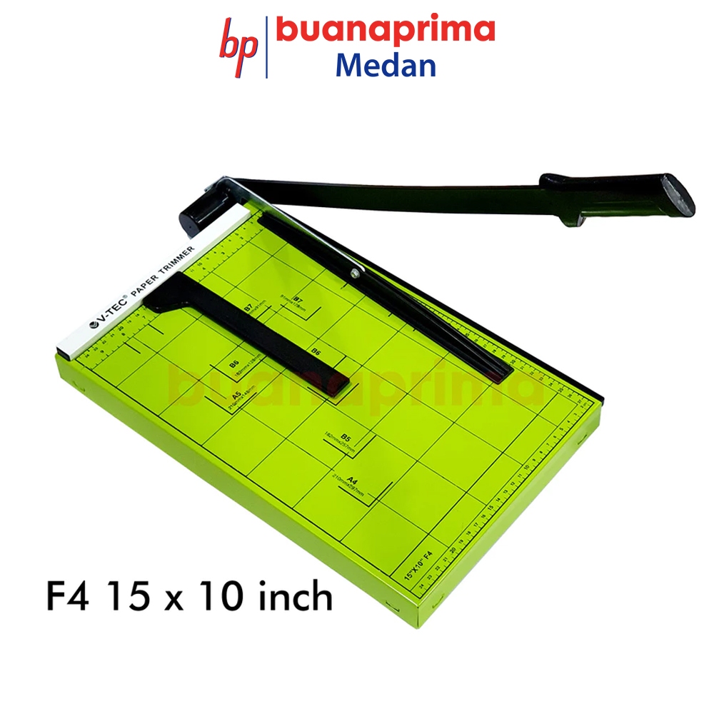 

PAPER CUTTER V-TEC F4 15 x 10 inch Alat Pemotong Potong Kertas Folio
