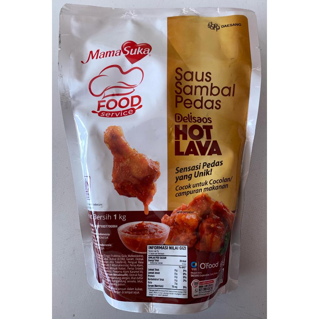 

Mama Suka Saus Sambal Pedas Hot Lava 1 KG promo