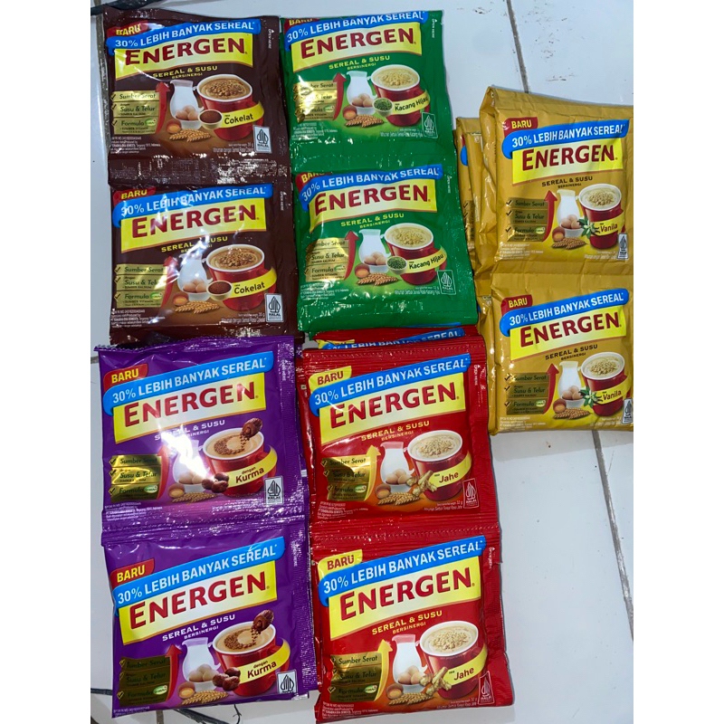 

Energen Sereal Terbaru isi lebih banyak 30%