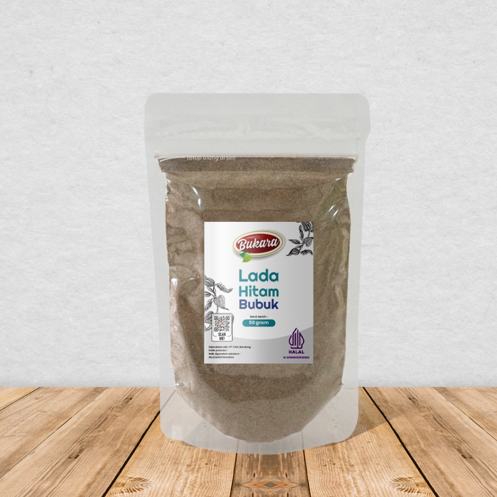 

Lada Hitam Bubuk 50gram/ Merica Hitam Bubuk Premium Quality