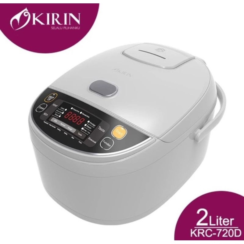 KIRIN RICE COOKER DIGITAL KRC 720D - MAGIC COM DIGITAL KIRIN PANCI STAINLES KRC 720D - PENANAK NASI 