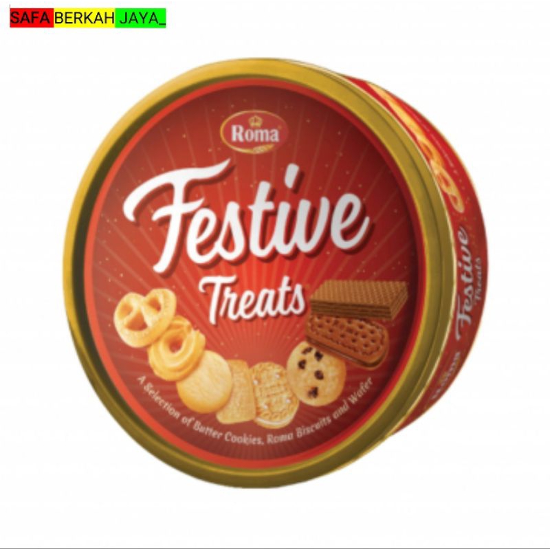 

Roma Festive Treats Biscuit 240g / biskuit kaleng lebaran
