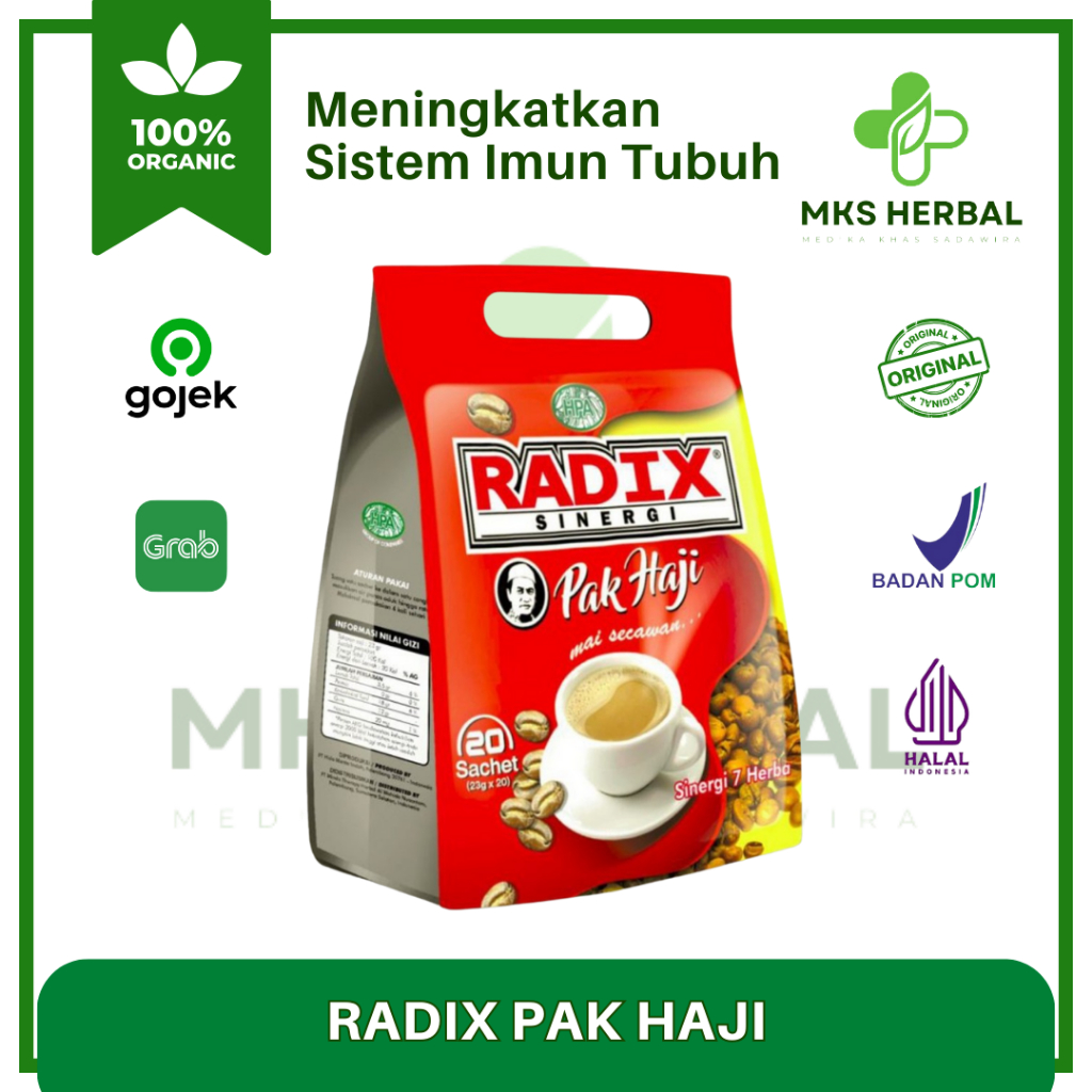 

RADIX Sinergi Pak Haji Sachet (20g x 20g)